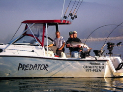 Predator Charters Boat - Showing Off Another Prize Catch